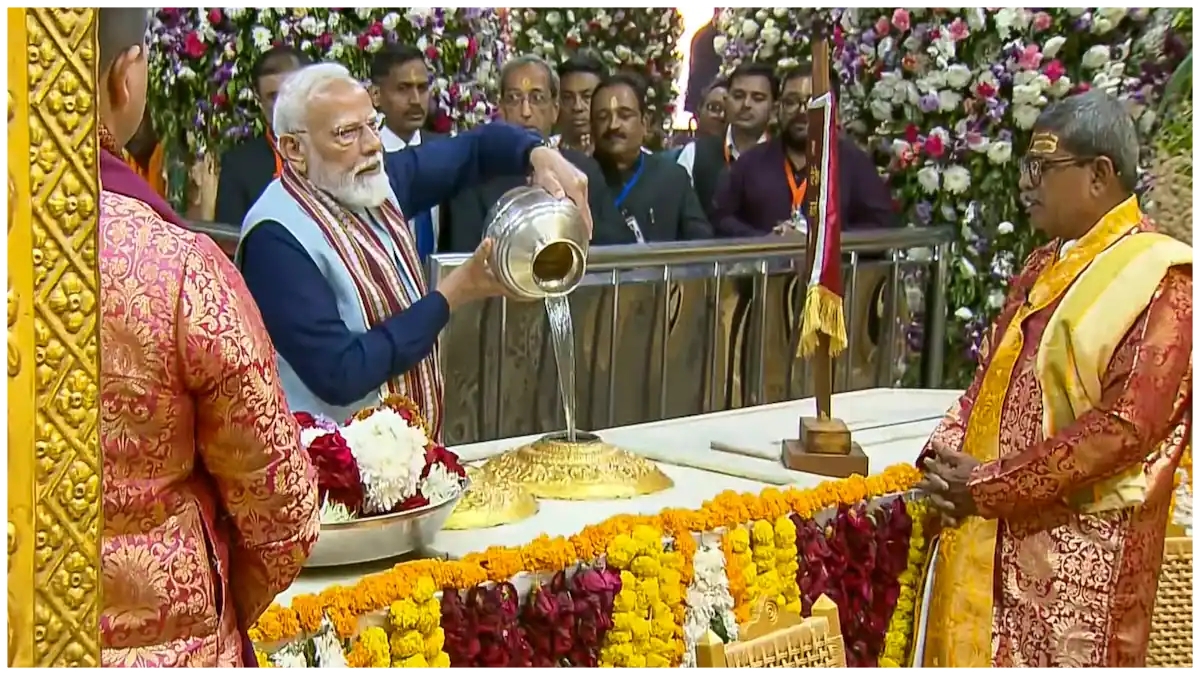 PM Modi Somnath temple prayer after Shaurya Yatra
