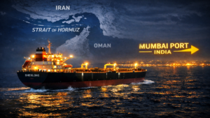 तनाव के बीच Strait of Hormuz पार कर भारत पहुंचा कच्चे तेल का टैंकर