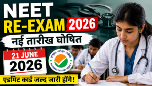 NEET UG Re-Exam की नई तारीख घोषित, 21 जून को होगी परीक्षा